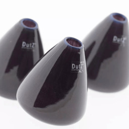 TUMBLING VASE - H12 D10 cm - PLUM - thumbnail 1