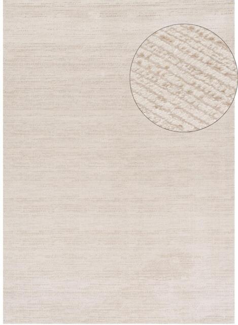Carmel Cream-Beige Striped Rug - 6010 - 200X290 cm