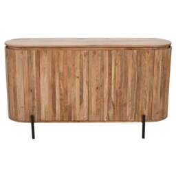 York Solid Wood Sideboard With Metal Legs - thumbnail 5