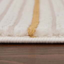 Carmel Cream-Gold Geometric Rug - 6040 - thumbnail 4