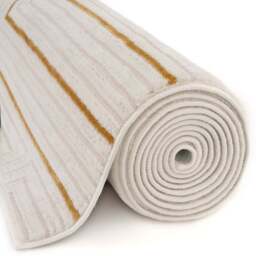 Carmel Cream-Gold Geometric Rug - 6040 - thumbnail 5