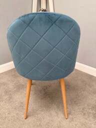 Lucia Chair - Blue Velvet - thumbnail 4