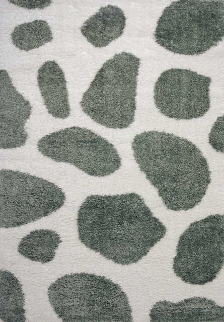 Moodi Shaggy Green Erosan Rug - image 1