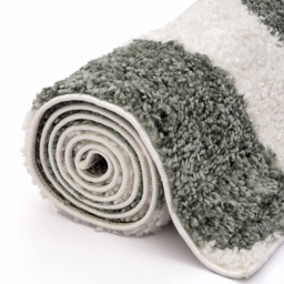 Moodi Shaggy Green Erosan Rug - thumbnail 6