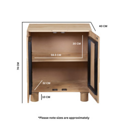 Ajmer Solid Wooden Small Sideboard - thumbnail 5