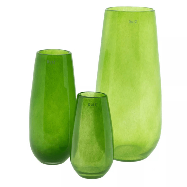Glass Vase ROBERT -  H50 D14 cm - JUNGLE GREEN Colour by DutZ - image 1