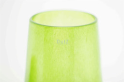 Glass Vase ROBERT -  H50 D14 cm - JUNGLE GREEN Colour by DutZ - thumbnail 5