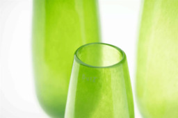 Glass Vase ROBERT -  H50 D14 cm - JUNGLE GREEN Colour by DutZ - thumbnail 3