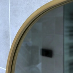 Yoko - Gold Metal Gentle Arch Mirror - 150cm x 60cm - thumbnail 6