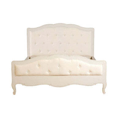 White Kingsize Bed - Loire - image 1