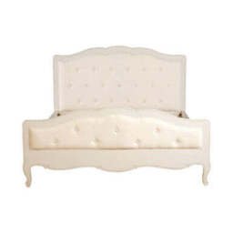 White Kingsize Bed - Loire
