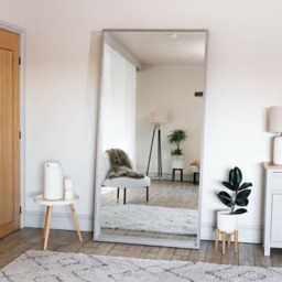 Hanaka - Full Length Grey Oak Rectangle Mirror - 200cm x 100cm - thumbnail 4