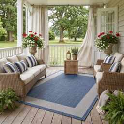 Ecology Outdoor Rug Blue - 200blu - thumbnail 2
