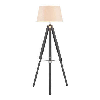 Grey Tripod Floor Lamp - Bailey - image 1