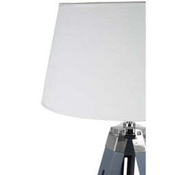 Grey Tripod Floor Lamp - Bailey - thumbnail 2