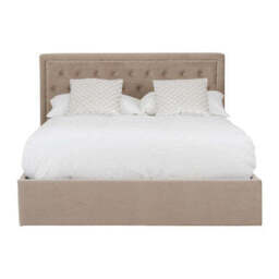 Hannah Mink Velvet Ottoman King Bed - thumbnail 2