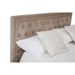 Hannah Mink Velvet Ottoman King Bed - thumbnail 6