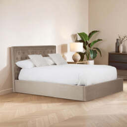 Hannah Mink Velvet Ottoman King Bed - thumbnail 3
