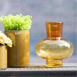 Vase MODEST - GOLD BUBBLES Colour by DutZ - thumbnail 1