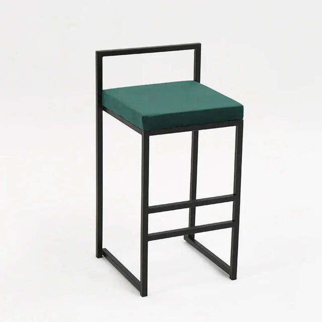 Orion Bar Stool - Turquoise / Flannel / 65cm