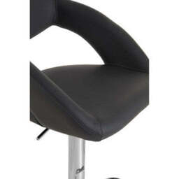 Grey Faux Leather Bar Chair - Taylor - thumbnail 6