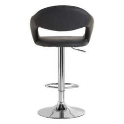 Grey Faux Leather Bar Chair - Taylor - thumbnail 4
