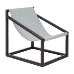 Kendari Grey Cubic Frame Chair - thumbnail 3
