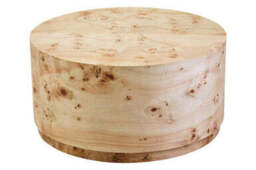 Mota Natural Burl Wood Round Coffee Table - thumbnail 2