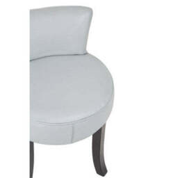 Kendari Grey Leather Rounded Chair - thumbnail 6