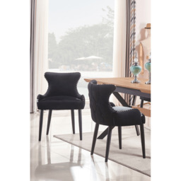 Oxford LUX Velvet Dining Chair - thumbnail 6