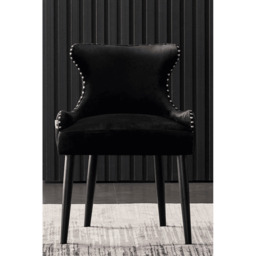 Oxford LUX Velvet Dining Chair - thumbnail 2