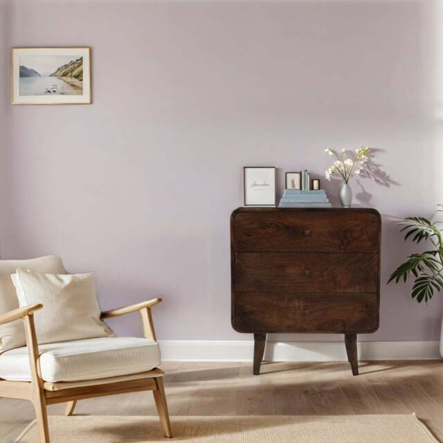 Franklin Dark Mango Wood Chest Of 3 Drawers - image 1