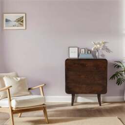 Franklin Dark Mango Wood Chest Of 3 Drawers - thumbnail 1