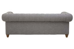 3 Seater Grey Linen Sofa - Stella - thumbnail 6