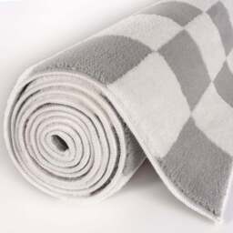 Loft Checkerboard Grey Rug - thumbnail 6