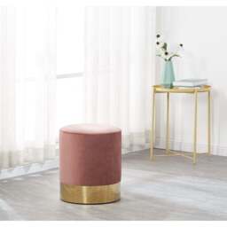 Darlington Velvet Pouffe - thumbnail 5
