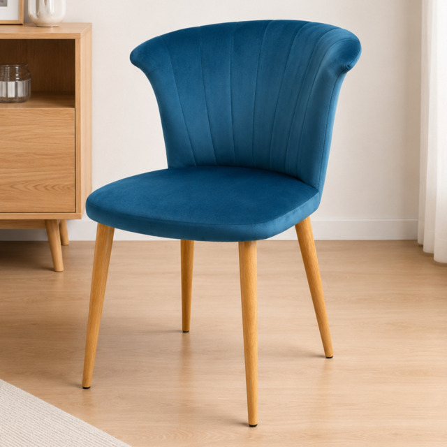 Elsa Velvet Dining Chair - image 1