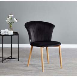 Elsa Velvet Dining Chair - thumbnail 5