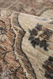 Raja Medallion Vintage Rug – Brown Heritage Elegance - thumbnail 2