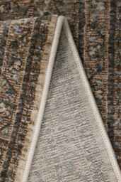 Raja Medallion Vintage Rug – Brown Heritage Elegance - thumbnail 3