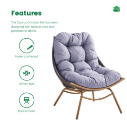 Cyprus Rattan Outdoor Furniture Set - thumbnail 6
