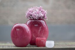 Vase Decor OVALI - RED Bubbles - thumbnail 6