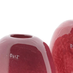 Vase Decor OVALI - RED Bubbles - thumbnail 4