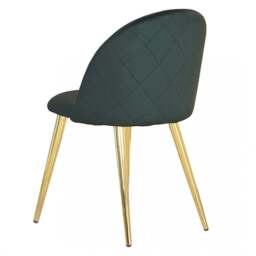 Lucia Deluxe Velvet Chair - thumbnail 4