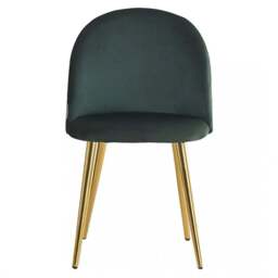 Lucia Deluxe Velvet Chair - thumbnail 1