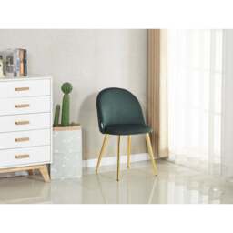 Lucia Deluxe Velvet Chair - thumbnail 2