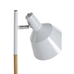 Bryant White Metal and Metal Floor Lamp - thumbnail 5