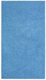 Fiji Sky Blue Washable Solid Shaggy Rug - thumbnail 2