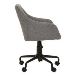 Tufted Grey and Black Home Office Chair - Brent - thumbnail 6