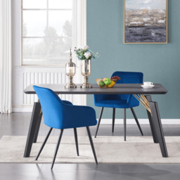 Camden Velvet Dining Chair - thumbnail 6